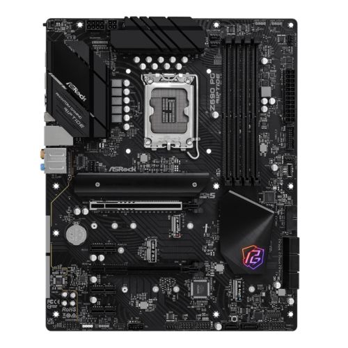 Asrock Z690 PHANTOM GAMING RIPTIDE, Intel Z690, 1700, ATX, 4 DDR4, HDMI, 2.5GB LAN, PCIe5, RGB, 3x M.2 - Baztex Motherboards