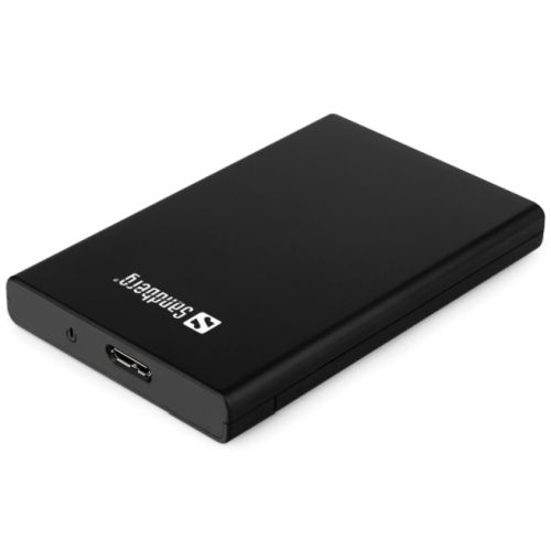 Sandberg (133-89) External 2.5" SATA Drive Caddy, USB 3.0, Screwless, 5 Year Warranty - Baztex External Caddies