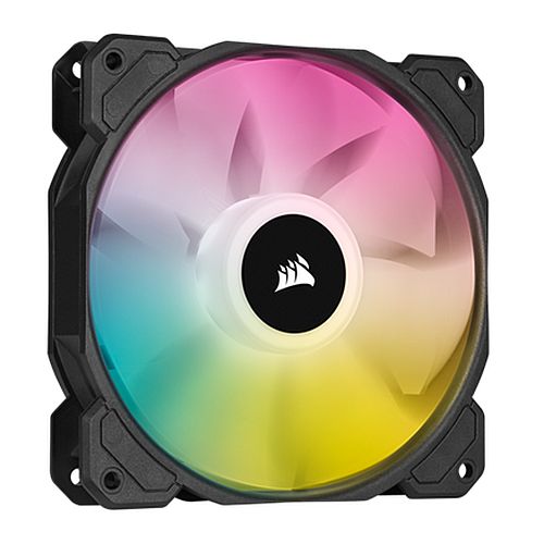 Corsair iCUE SP140 ELITE Performance 14cm PWM RGB Case Fan, 8 ARGB LEDs, Hydraulic Bearing, Single Fan Expansion Pack - Baztex Cooling