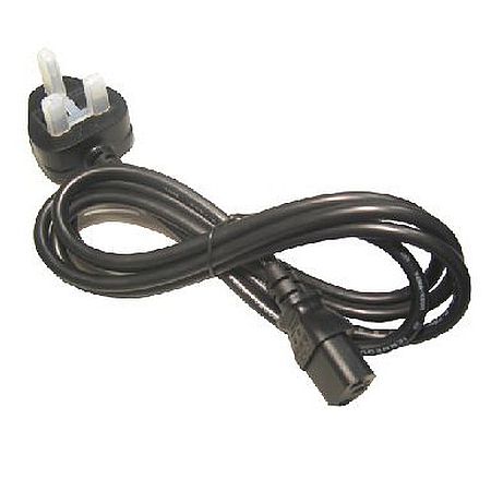 Spire UK Power Lead, Kettle Lead, Moulded Plug, 5A, 1.8 Metres - Baztex Power / Fans / PCIe
