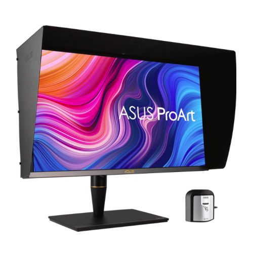 Asus 27" ProArt Professional 4K HDR Monitor (PA27UCX-K), Mini LED/IPS, 3840 x 2160, 5ms, 3 HDMI, DP, USB-C, Monitor Hood, VESA - Baztex Monitors