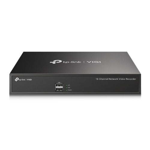 TP-LINK (VIGI NVR1016H) 16-Channel NVR, No HDD (Max 10TB), Quick Lookup and Playback, Remote Monitoring, H.265+, Two-Way Audio - Baztex NVRs