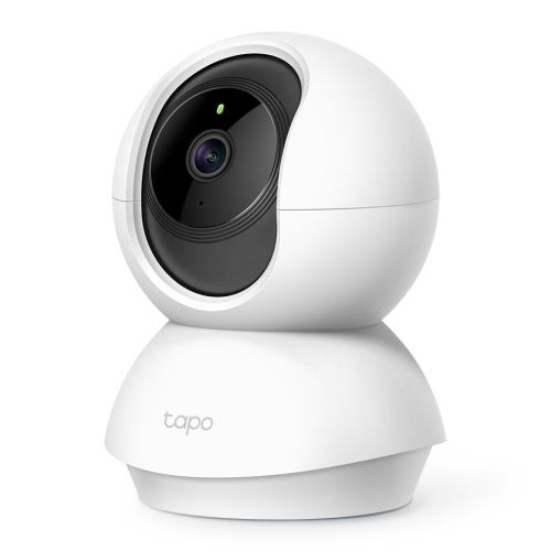 TP-LINK (TAPO C200) Pan/Tilt Home Security Wi-Fi Camera, 1080p, Night Vision, Motion Detection, Alarms, 2-way Audio, Voice Control, SD Card Slot - Baztex Surveillance Cameras